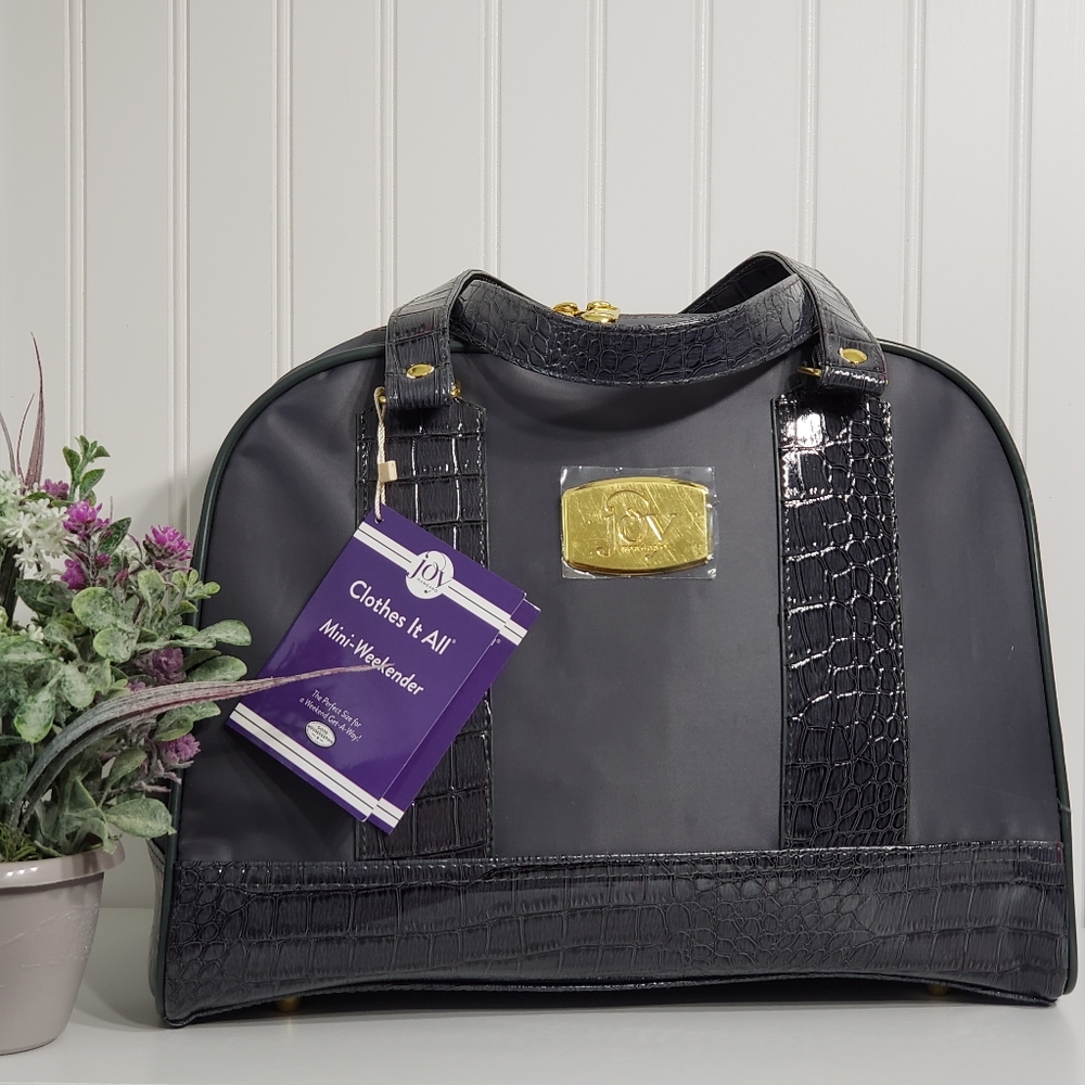 Joy Mangano "Clothes it All" Mini Weekender - NWT